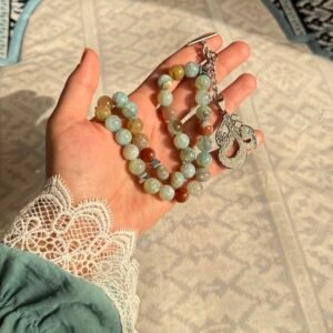 سبحة عقيق فيروز ميكس بيج