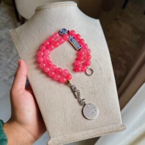 سبحة فوشيا سيلفر 33